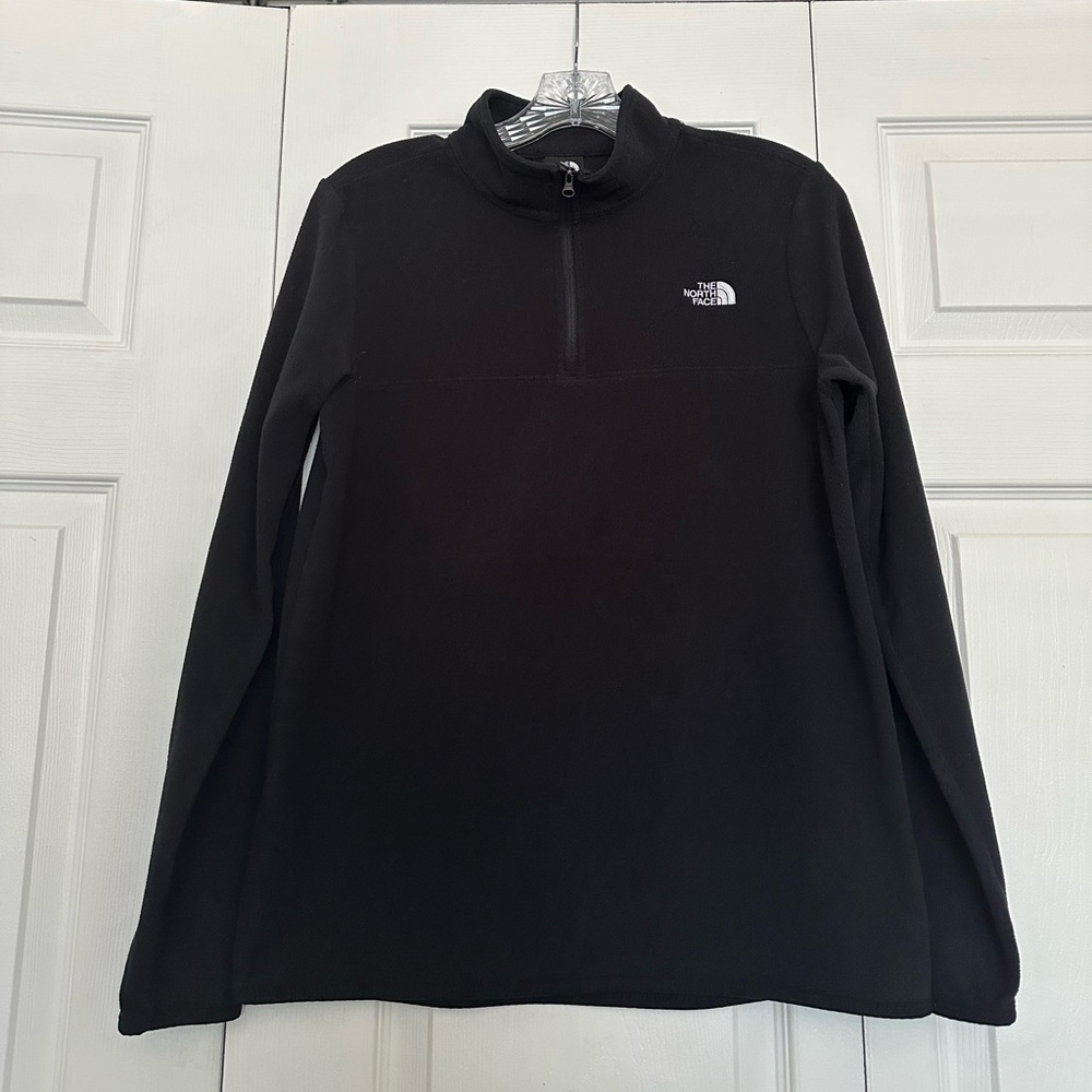 The North Face Women’s 1/4 Zip Black Fleece - Size M - EUC